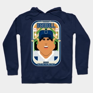 Baseball Blue Pinstripes - Deuce Crackerjack - Indie version Hoodie